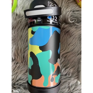 กระติกน้ำเก็บความเย็น ยี่ห้อThermos นำเข้าจาก 🇺🇸แบบหลอดเด้ง ลาย camo สามารถเก็บความเย็นได้ 12ชั่วโมง ขนาดความจุ 355ml