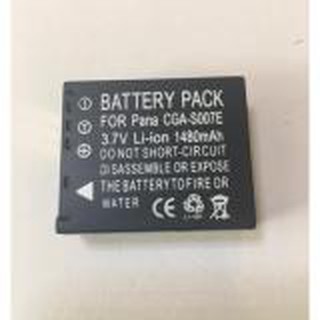 For Panasonic Digital Camera Battery รุ่น CGA-S007E/BCD10 (Black)