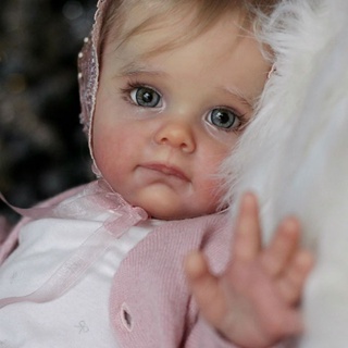 20nch Reborn Doll Kt Chantal Unfnshed Unpanted Doll Parts Cloth...
