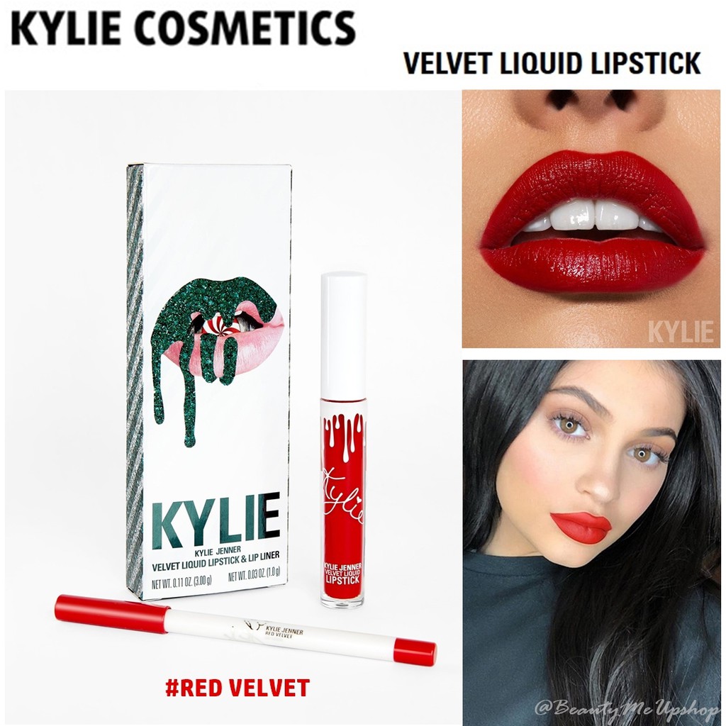 Kylie Lip kit RED VELVET by Kylie Jenner Shopee Thailand