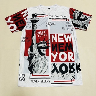 เสื้อยืดลาย NewYorkCity สีขาวสุดเท่