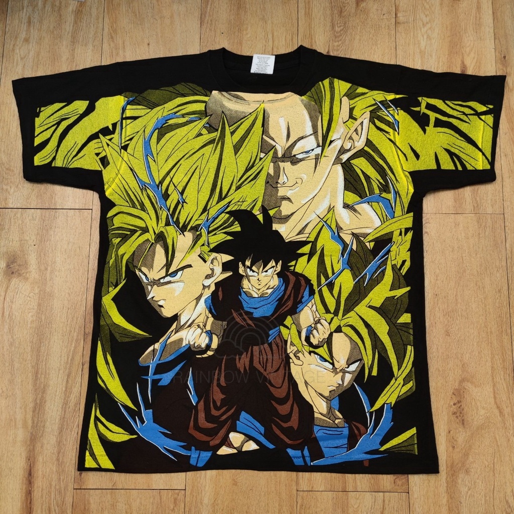 Dragon Ball Z OVP ลายการ์ตูน ลายการ์ตูนญี่ปุ่น เสื้อโอเว่อร์ปริ้น ลายดราก้อนบอล ซุนโกคู