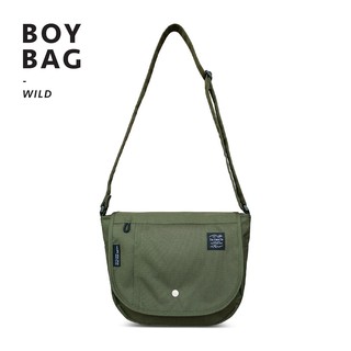 Boy relife wild bag กระเป๋าสะพายข้าง รุ่นบอย สีเขียว