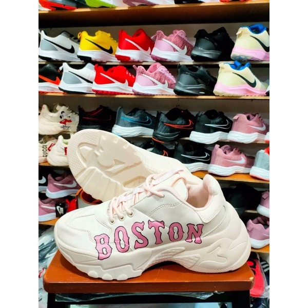 รองเท้าผ้าใบ MLB LOS BOSTON RED SOX รุ่น 32SHC2011 43I สีขาว - UNISEX