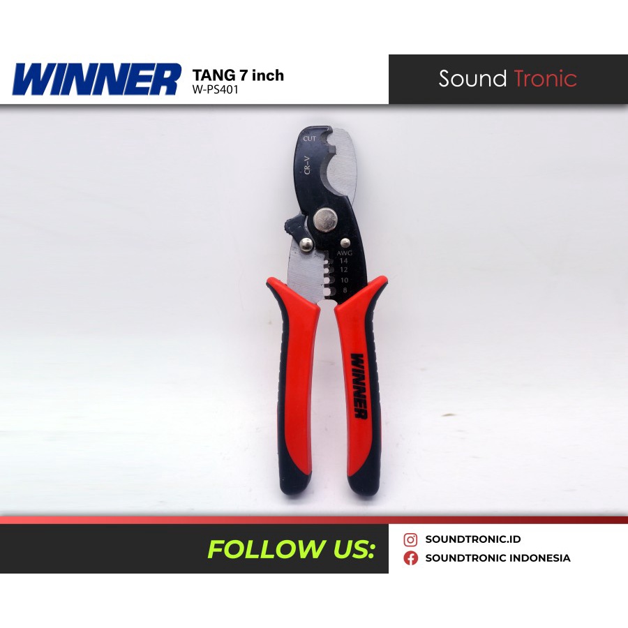Winner 7 นิ้วคีมปอกสาย - Stripper Plier 7" W-PS401