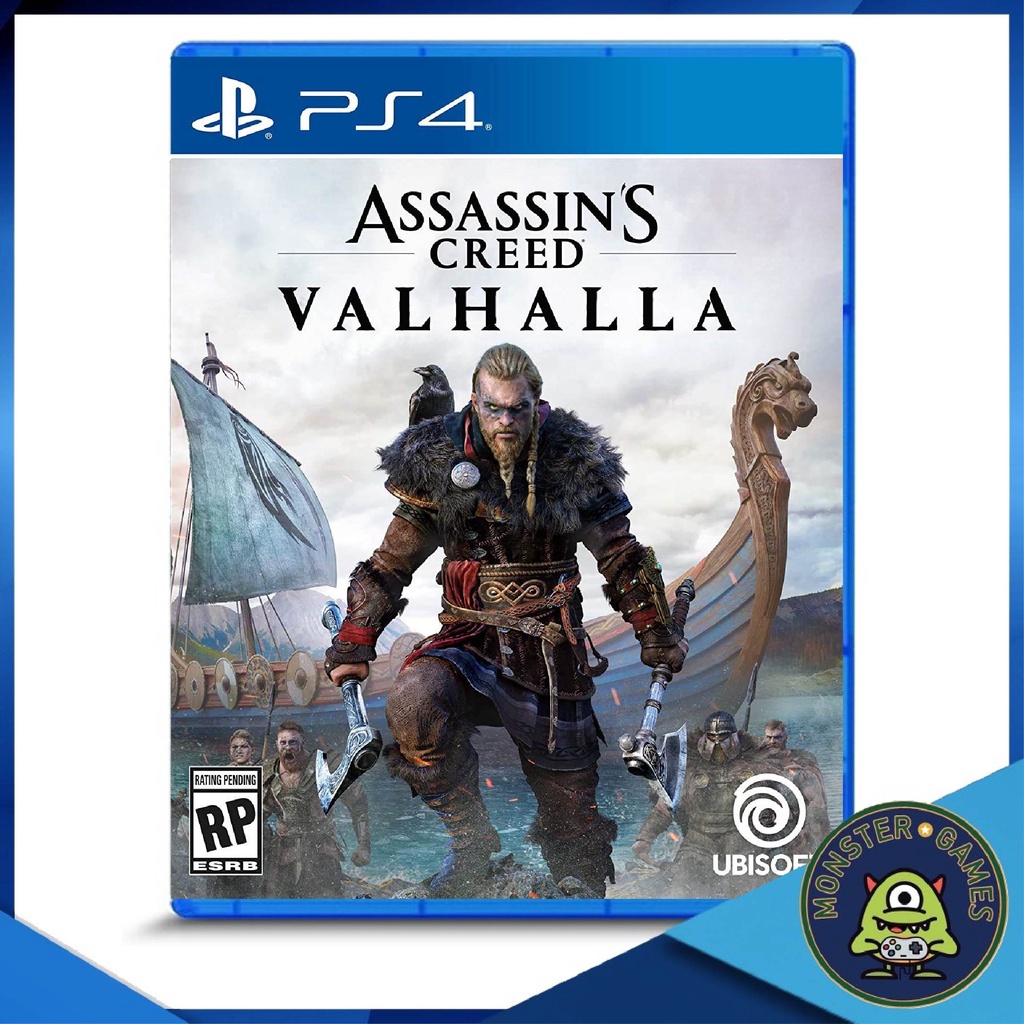 Assassin's Creed Valhalla Ps4 แผ่นแท้มือ1!!!!! (Ps4 games)(Ps4 game)(เกมส์ Ps.4)(แผ่นเกมส์Ps4)(Assas