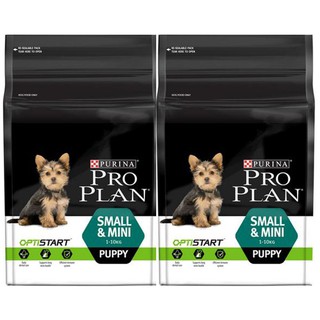 Proplan Small &amp; Mini Puppy Food 2.5kg (2 bags) อาหารลูกสุนัขพันธุ์เล็ก หลังหย่านม-2ปี