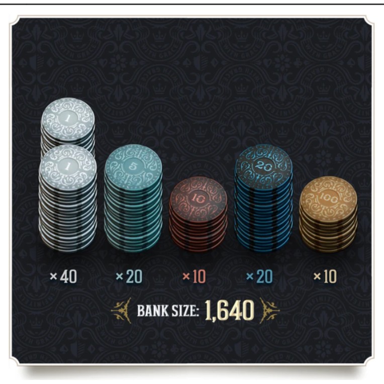 ボードゲーム クレイコイン Brass IRON CLAYS COINS | udaytonp.com.br