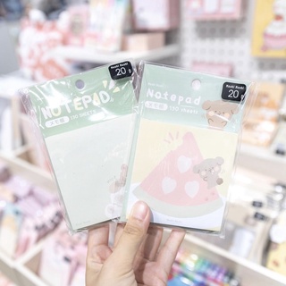 𝑴𝒐𝒔𝒉𝒊 𝒎𝒐𝒔𝒉𝒊 พร้อมส่ง🔖 #NOTEPAD กระดาษโน๊ต (สุ่มลาย 3-5 ชิ้น)