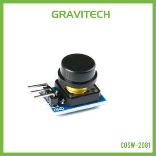 [Gravitechthai]Big Button 12x12mm Module - Black