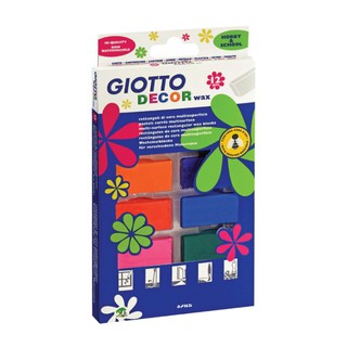 GIOTTO Decor Wax (สีเทียนแท่ง 12 สี)