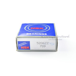 ลูกปืน NSK 5206 ZZ ขนาด 30-62-23.8 Bearing ฝาเหล็ก ตลับลูกปืน Double Row Angular Contact Bearing