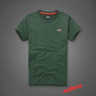 [S-5XL]Hollister เสื้อยืด คอกลม ผ้าฝ้าย สําหรับผู้ชาย