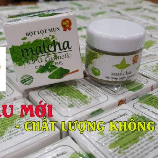 Bột lột mụn trà xanh HuPu cometic chính hãng 50gram