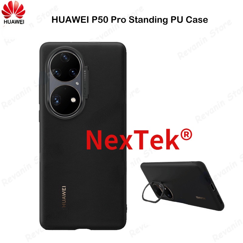 แท้100% HUAWEI P50 Pro P50 Case Standing PU case Leather Back Cover Case Protective Shell for P50 P5