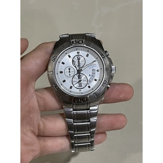 นาฬิกา citizen chronograph king szie ระบบ Quartz ของแท้ สายยาวสภาพสวย