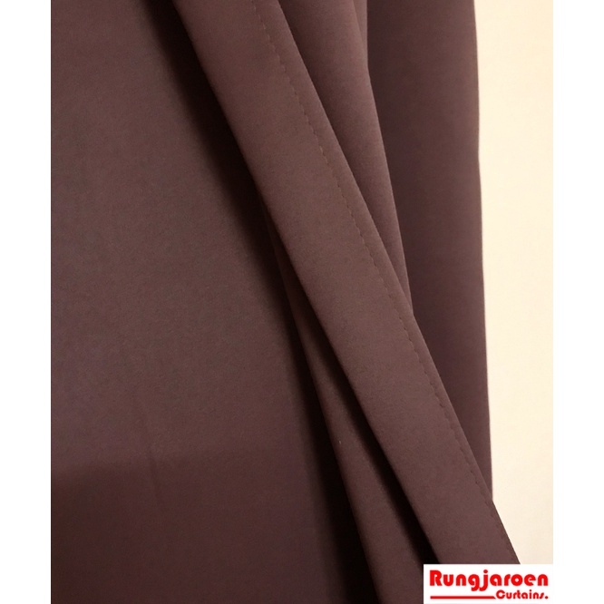 แนะนำ ผ้าม่าน ผ้าม่านสีน้ำตาล แบบตาไก่ สีพื้น Blackout UV ตกแต่งบ้าน By ร้านรุ่งเจริญผ้าม่าน ราคาพิเศษ มีเก็บเงินปลายทาง