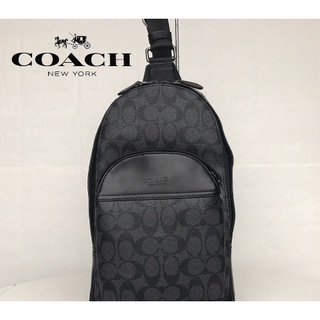 กระเป๋า Coach แท้ F39942 กระเป๋าสะพายสำหรับผู้ชาย / crossbody bag / กระเป๋าคาดอก