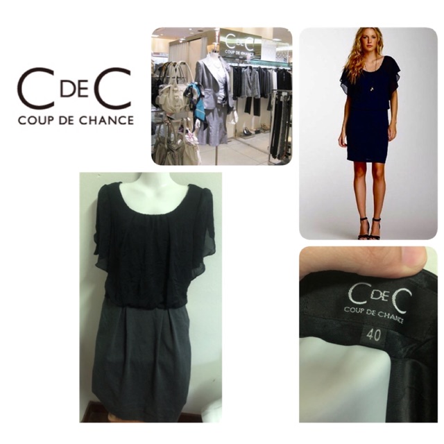 Used Like New Cdec Coup De Chance Casual Dress แท Size M Authentic From Singapore Shopee Thailand