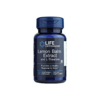 Life Extension Lemon Balm Extract and L-Theanine อาหารเสริม ช่วยการนอนหลับ