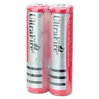 ถ่านชาร์ตรุ่น UltraFire 18650 1แถม1 ก้อนมีหัว