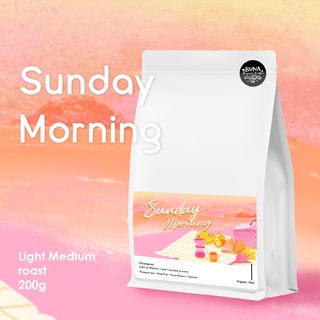 Buna organic coffee เมล็ดกาแฟ คั่วอ่อน - Sunday Morning 200g