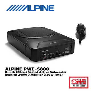 ALPINE PWE-S800 ซับบ็อก ซับเบส Peak power 240W AMORNAUDIO อมรออดิโอ