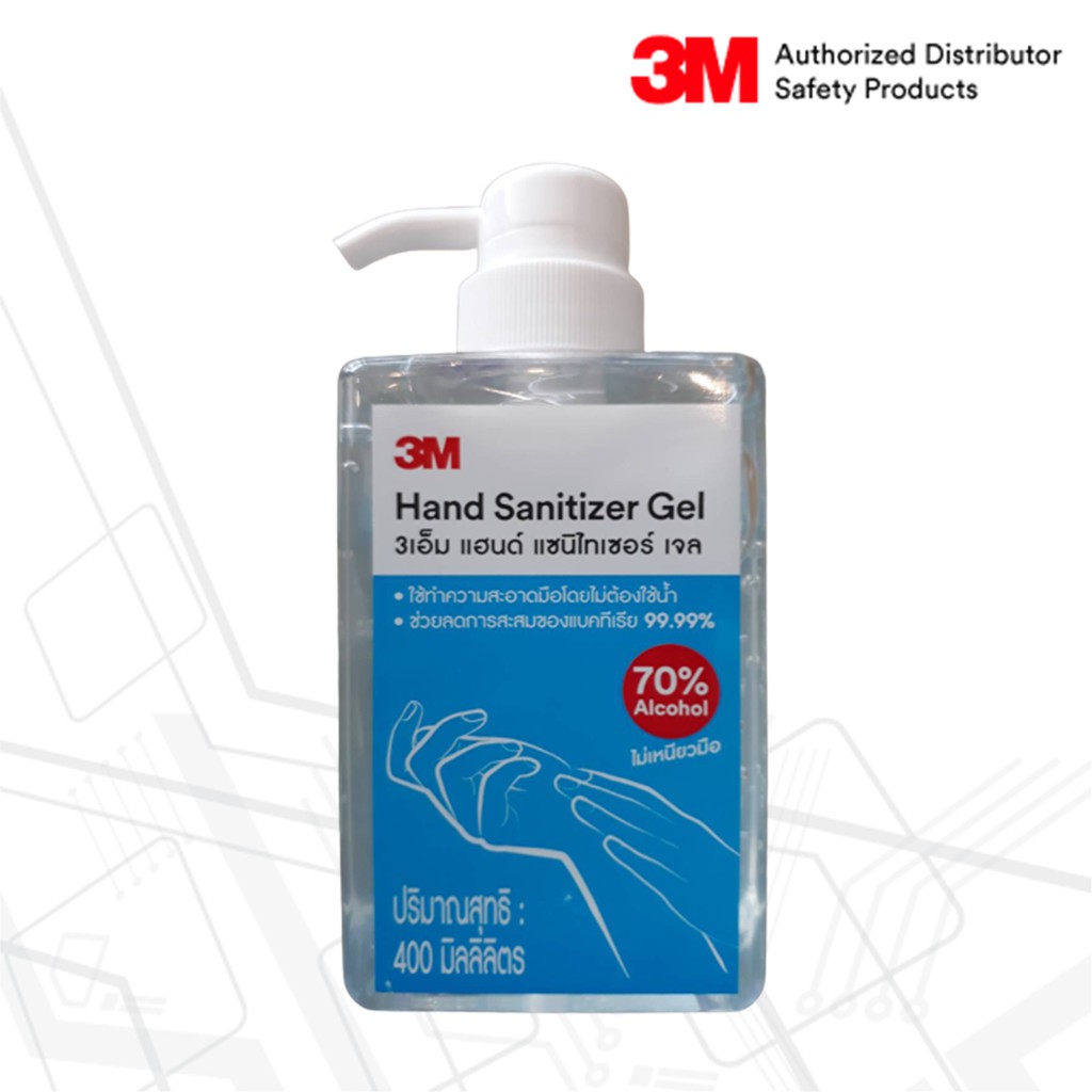 3M™เจลล้างมือแอลกอฮอล์ Hand Sanitizer 400ml 3M