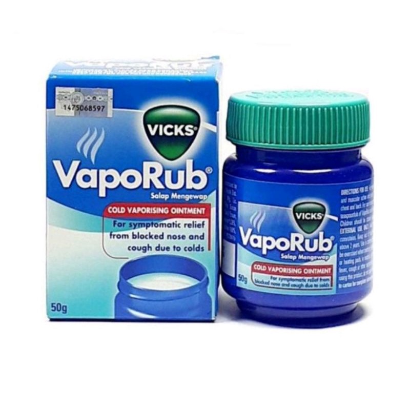 VickS vaporub วิคส์ วาโปรับ Vick พร้อมส่ง 2 ขนาด25gm/ 50gm.ล็อตใหม่ 🗨มีราคาส่งทักแชต🗨