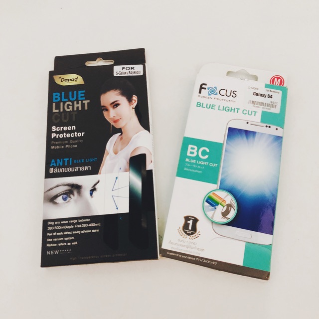 ฟิล์มBLUE LIGHT CUT Samsung Galaxy S4 (i9500)