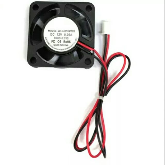 DC12V/DC5V พัดลมขนาดเล็ก 4 x 4 ซม. 4010S Arduino