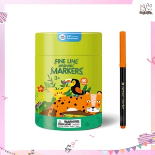 ปากกาเมจิก Joan Miro Fine Line Washable Markers เหมาะสำหรับน้องๆ 4+ ขวบขึ้นไป