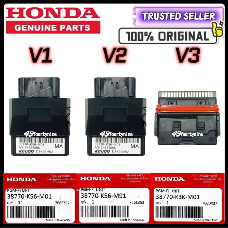 HONDA RS150 V1 V2 V3 หน่วยควบคุมเครื่องยนต์ ECU หน่วย 38770-K56-M01 38770-K56-M91 38770-K3K-M01