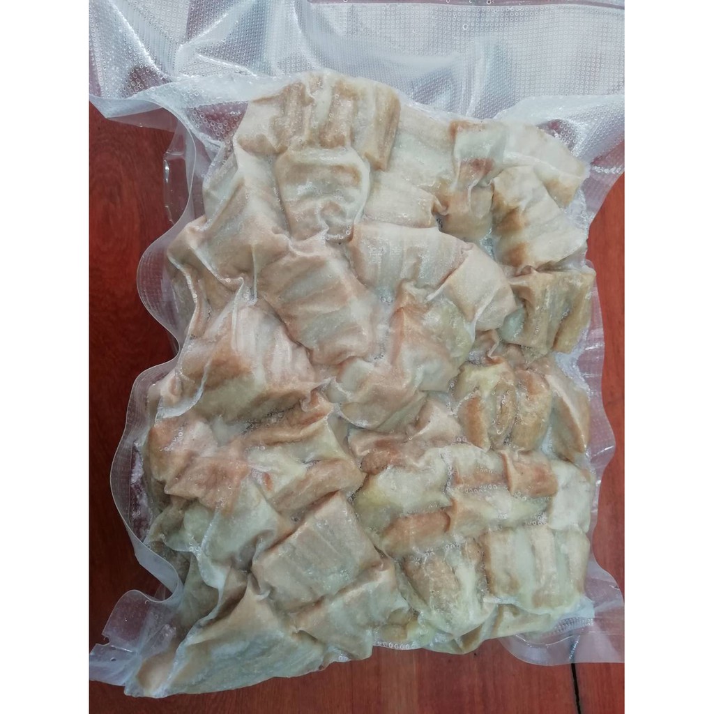 หมูกรอบ 3 ชั้นเจ แช่แข็ง ขนาดแพ็คละ 500 กรัม * 3 แพ็ค พร้อมส่ง