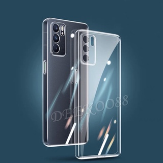 เคสโทรศัพท์ ใหม่ New OPPO Reno7 Pro Reno6 Z  5G Shockproof Clear TPU Case Air Cushion Soft Silicone Cover Transparent Back Cover Reno7 7 Pro Reno7Pro