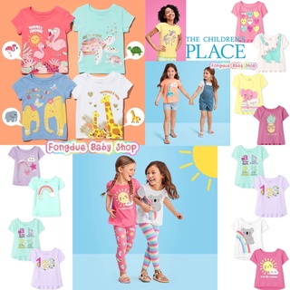 PLACE Size 2-5ขวบ เสื้อยืดเด็กหญิงลายสกรีน