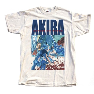 tshirtเสื้อยืดคอกลมฤดูร้อน❈2020 Akira 1988 Natural T-Shirt V7 Manga K.Otomo Tokyo 100% Cotton Sizes S 5XlSto4XL