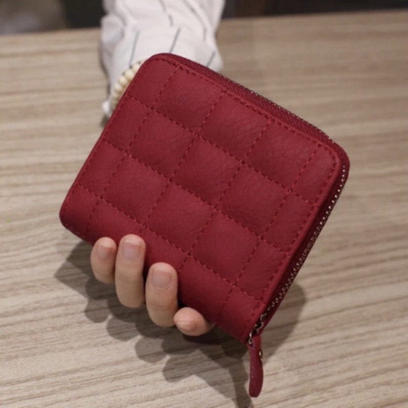 EXCLUSIVE JISOO Womens Folding WALLET Korean TRENDY WALLET