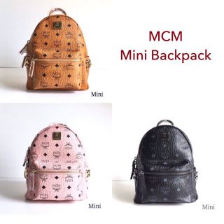 New Mcm​ mini​ backpack