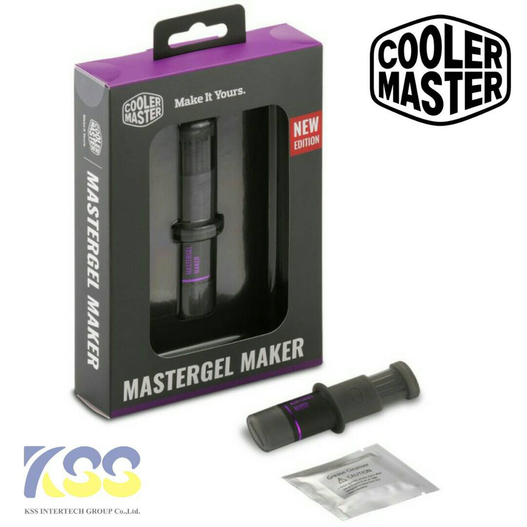 Cooler Master Mastergel Maker Nano แพ็คเกจใหม่ Flat syring ซิลิโคนความร้อนCPU/GPU ของแท้จากศูนย์ไทย