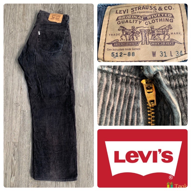 กางเกงลูกฟูก Levi’s 512-88