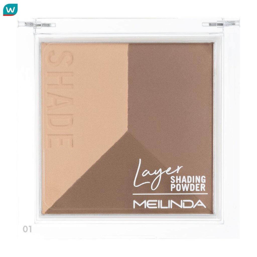 Meilinda เมลินดา เลเยอร์ เฉดดิ้ง พาวเดอร์ 7ก. 01 ไลท์ ทู มีเดียม