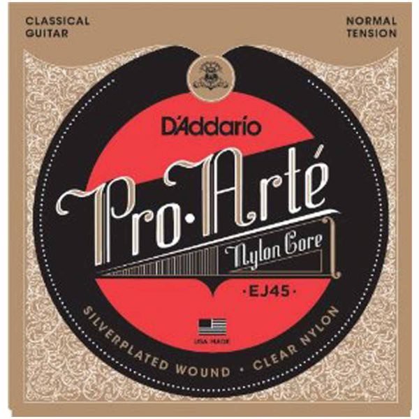 DADDARIO DADARIO EJ45 CLASSIC SILVER CLEAR NYLON GUITAR STRINGS