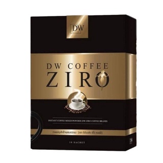 กาแฟ  DW COFFEE ZIRO บรรจุ 10 ซอง