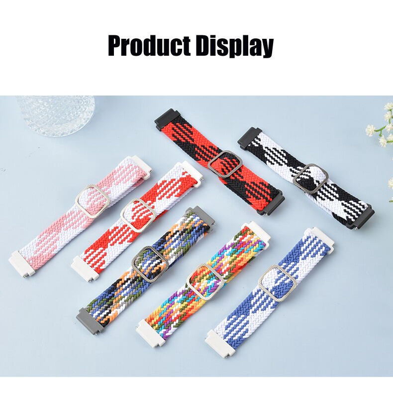 สายนาฬิกาข้อมือไนล่อน 22 มม. สําหรับ Realme Watch 2/Realme Watch 2 Pro Smart Watchband #8