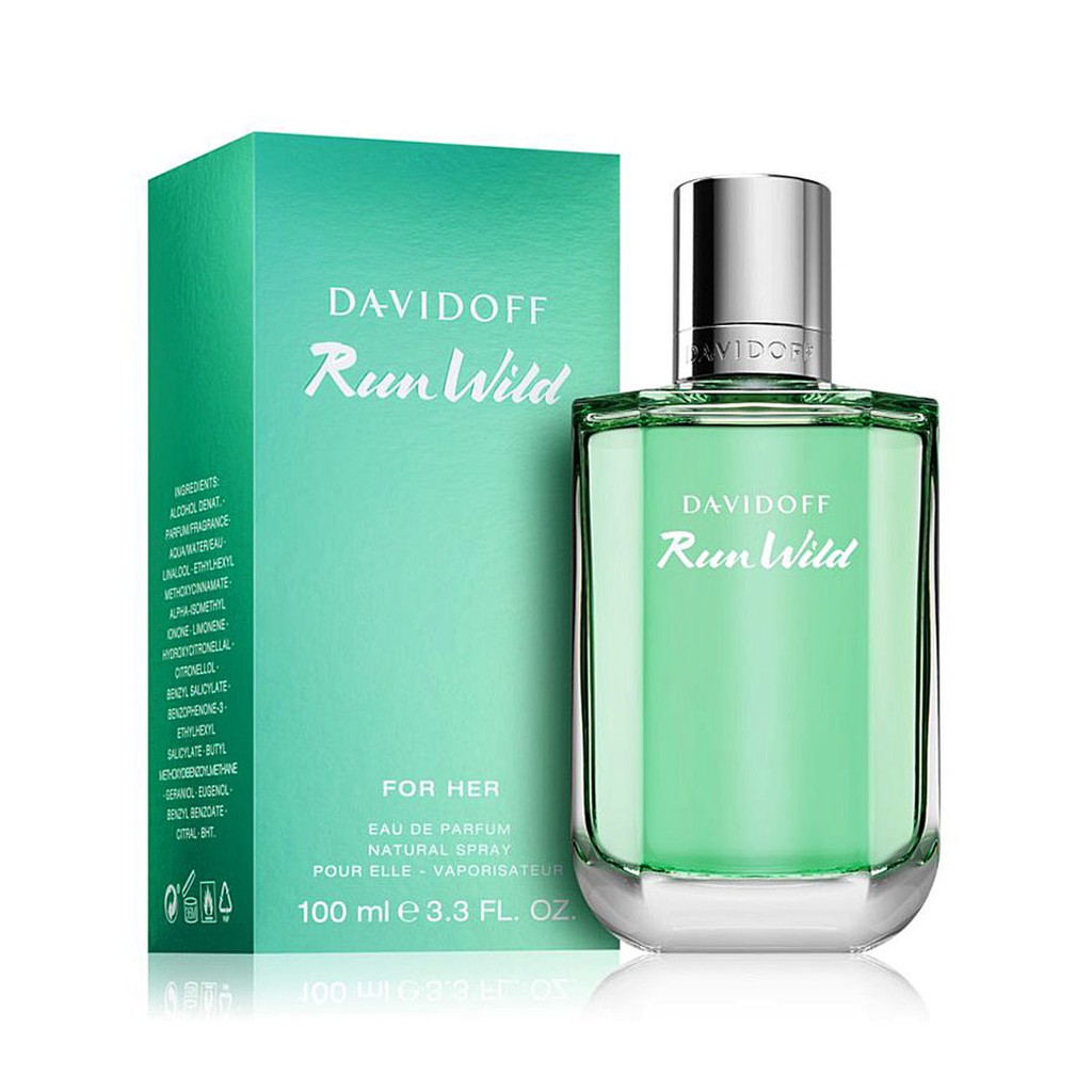 Davidoff Run Wild For Her EDP 100 ml. กล่องซีล