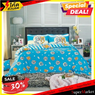 ชุดผ้าปูที่นอน 5 ฟุต 5 ชิ้น SATIN PLUS TOM&amp;JERRY PL010 ผ้าปูที่นอน BEDSHEET SET 5FT 5PCS SATIN PLUS TOM&amp;JERRY PL010 เครื