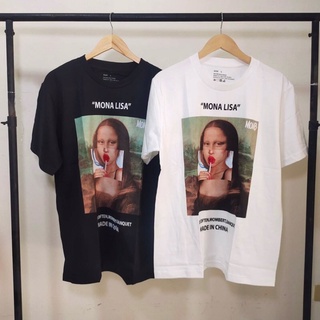 เสื้อยืด monalisa อมยิ้ม เสื้อ iversize