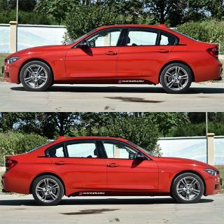 2pcs Car Side Sticker Skirt Sill Stripe Body Decals For Bmw X1 X3 X4 X5 X6 X7 E46 E90 Car Accessories ราคาท ด ท ส ด