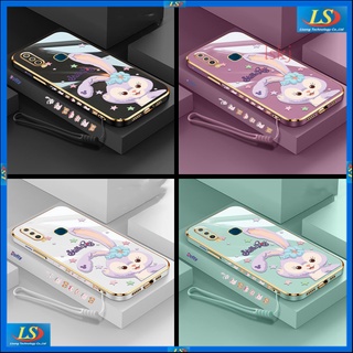 เคส Vivo Y15 เคส Vivo Y17 เคส Vivo Y12 เคส Vivo Y19 เคส Vivo Y15S Y01 Y20 Y20S G Y12S Y12A Y72 5G Y52 5G Y50 Y30 Y95 Y93 Y91 Y91i Y31 Y21 Y21T Y33S Y33T T1X เคสโทรศัพท์มือถือ ลายการ์ตูนกระต่าย StellaLou TZ